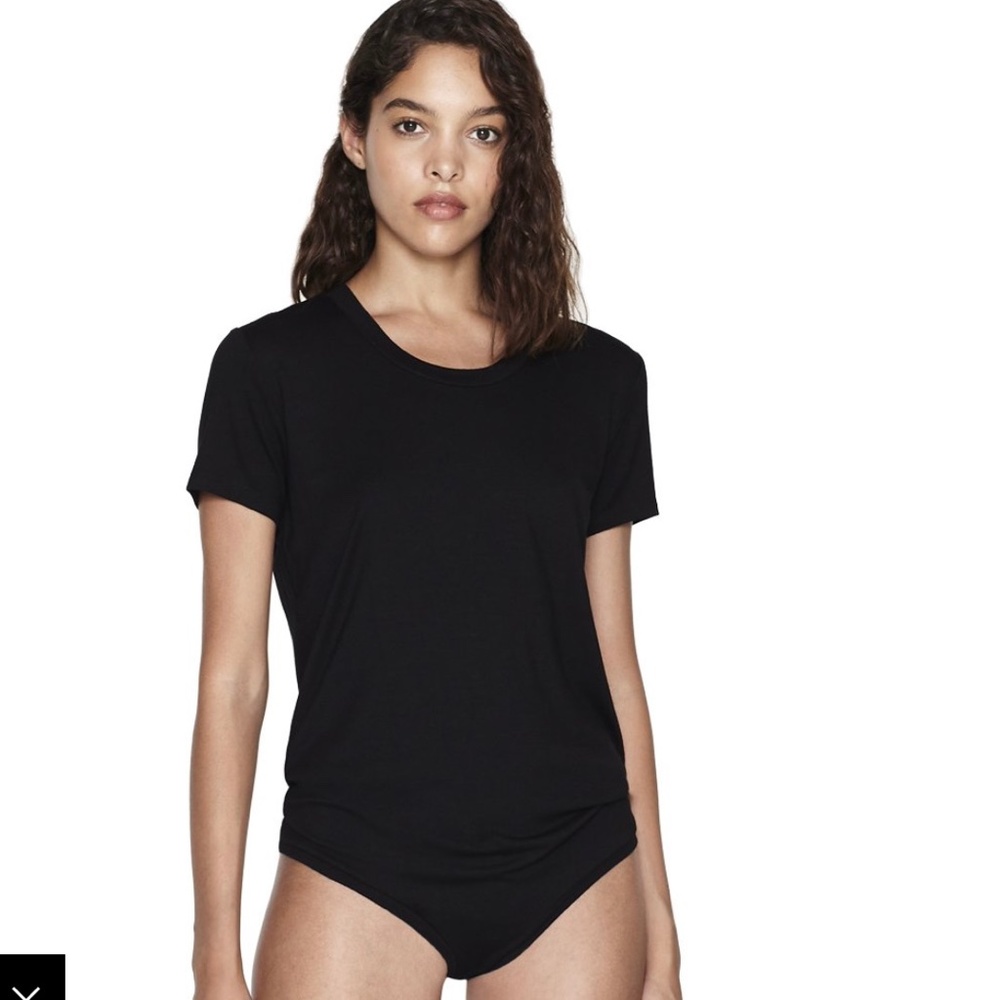 Essex Black Crew Neck T-shirt Bodysuit